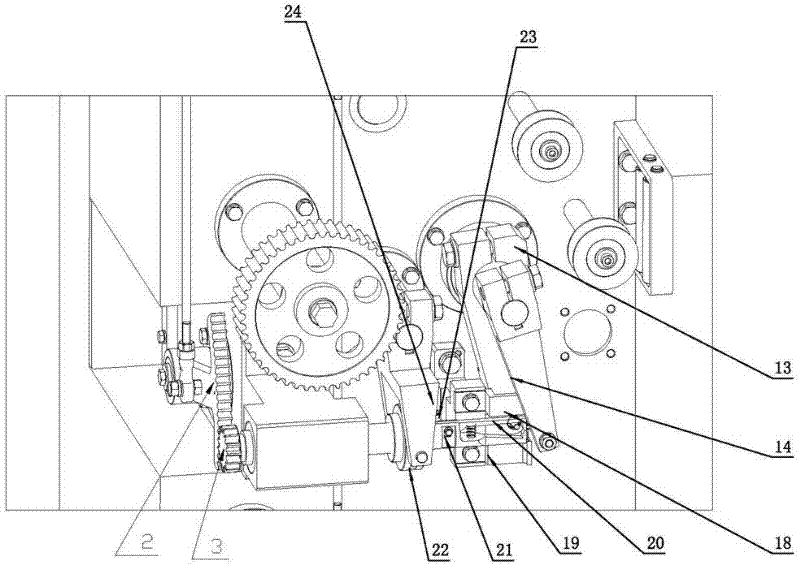 Tower tea bag threading method and device