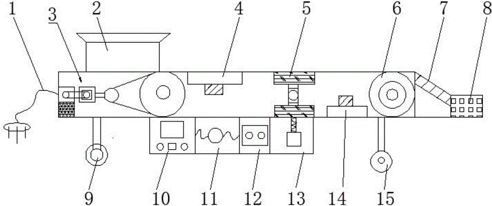 Conveyor used for carrying materials