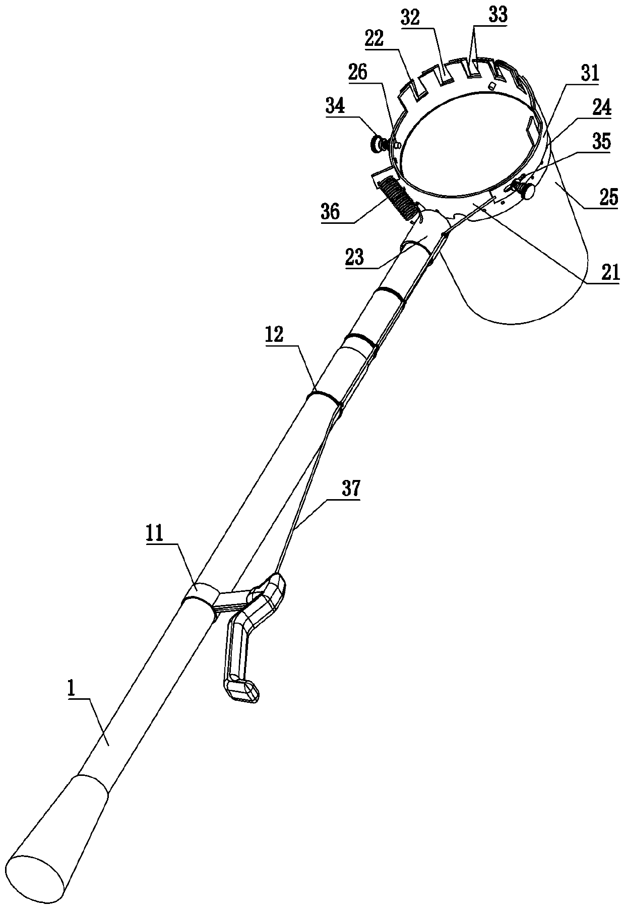 Fruit picking machine