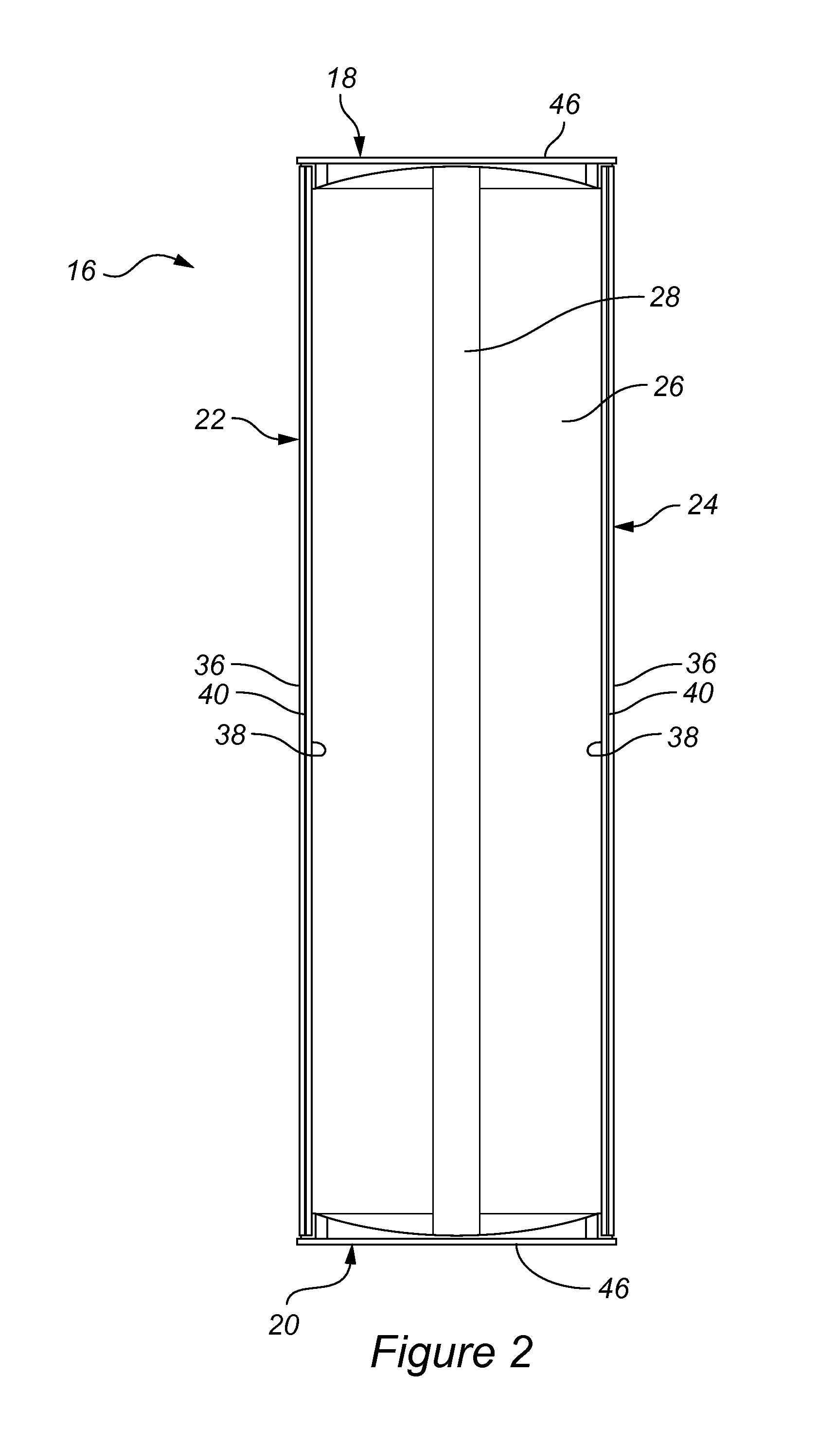 Modular, self supporting exterior enclosure system with insulating, evacuated tubes having solar collector rods