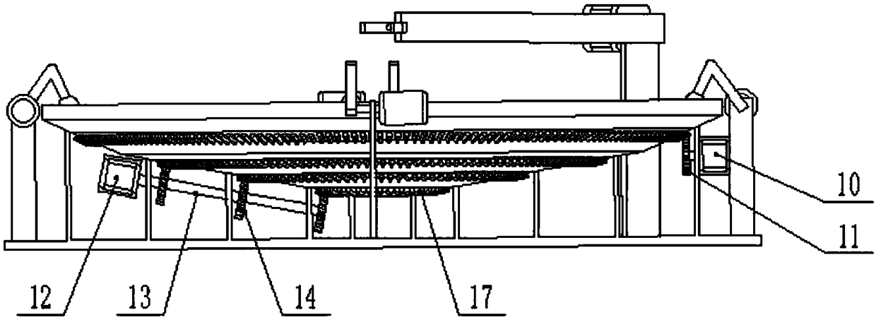 A rotary umbrella drying equipment