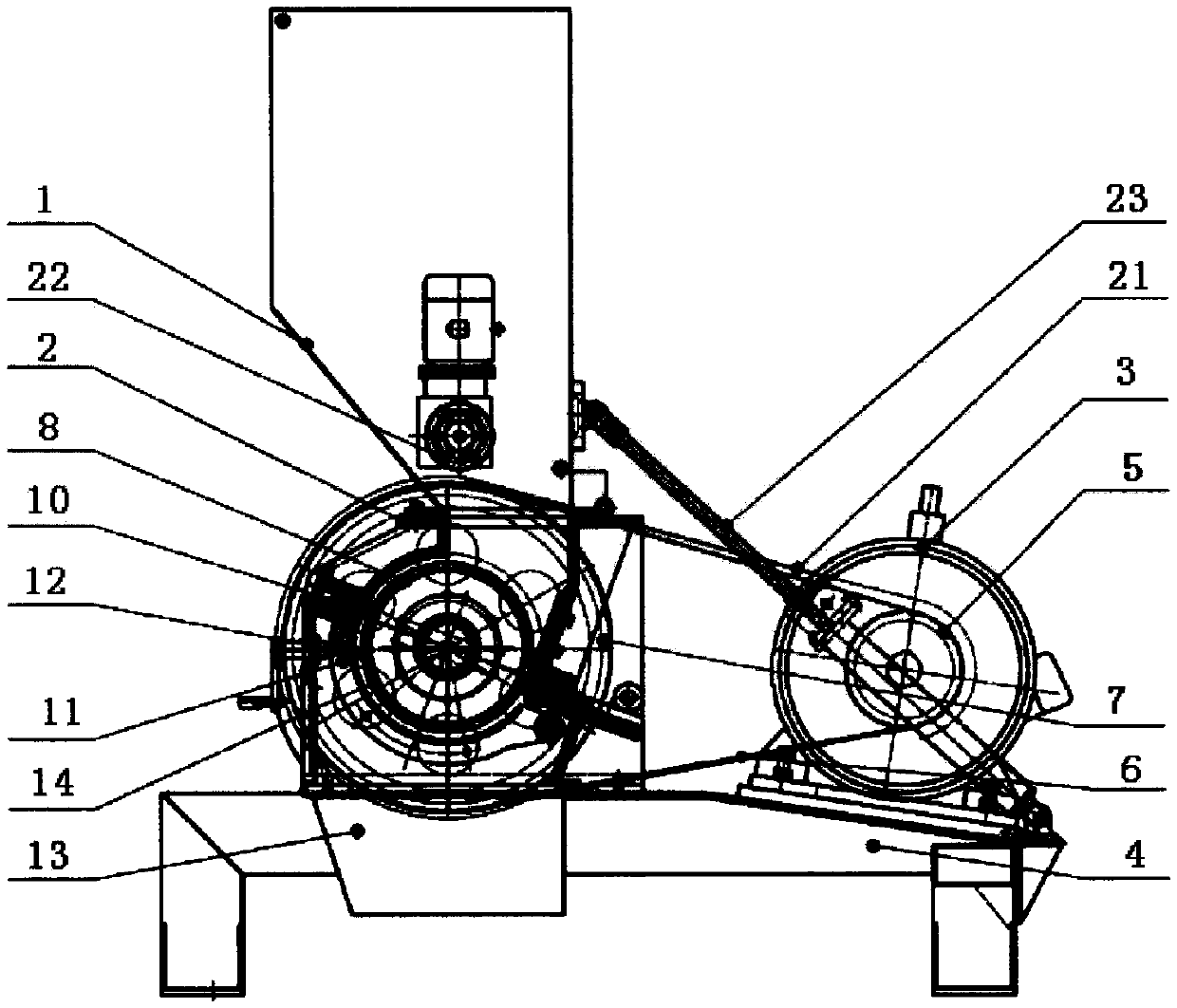 Steel wire separating machine