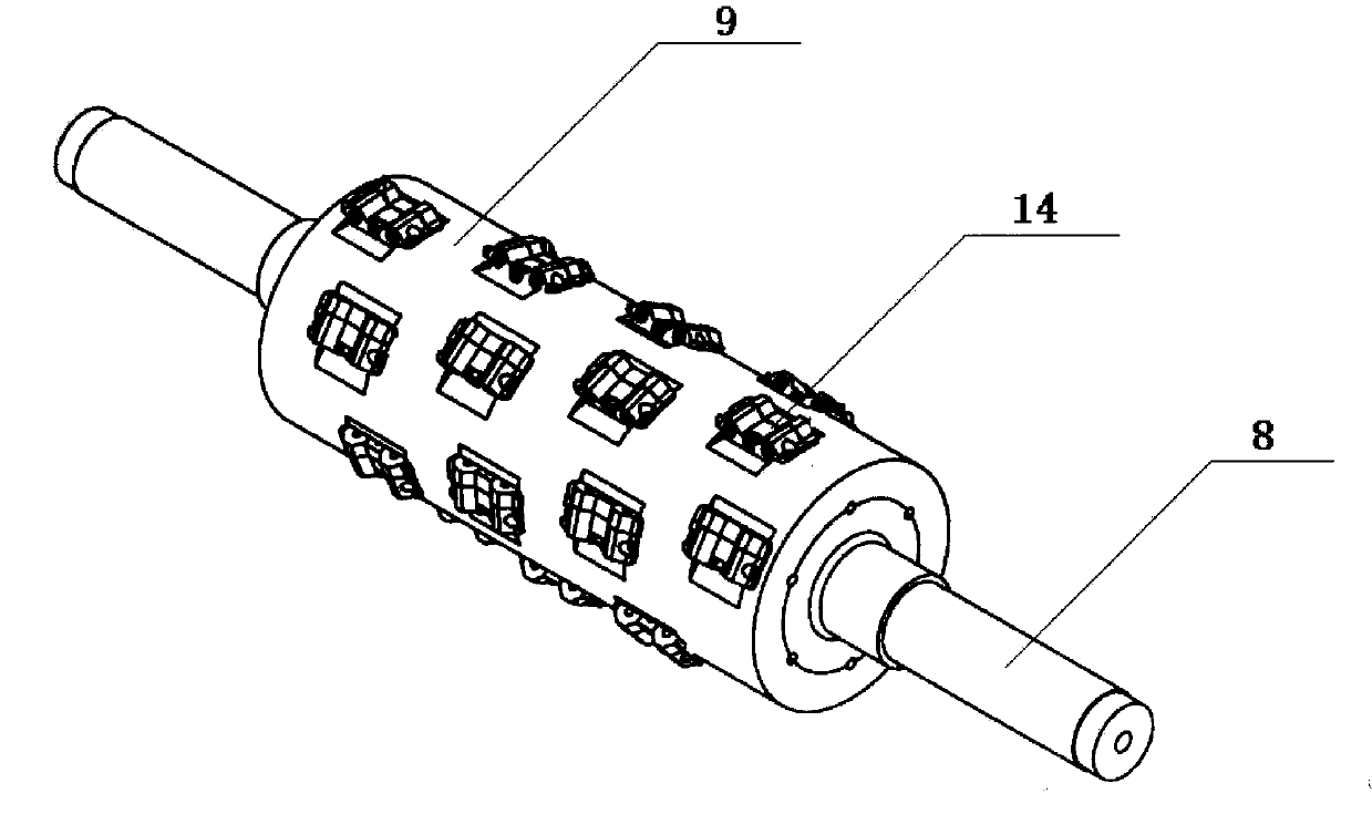 Steel wire separating machine