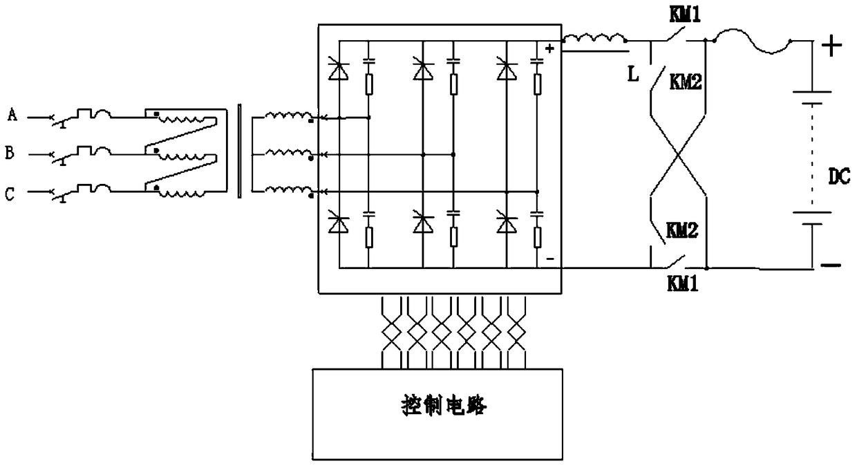 Internalization of battery into charging and discharging device and internalization into charging and discharging equipment