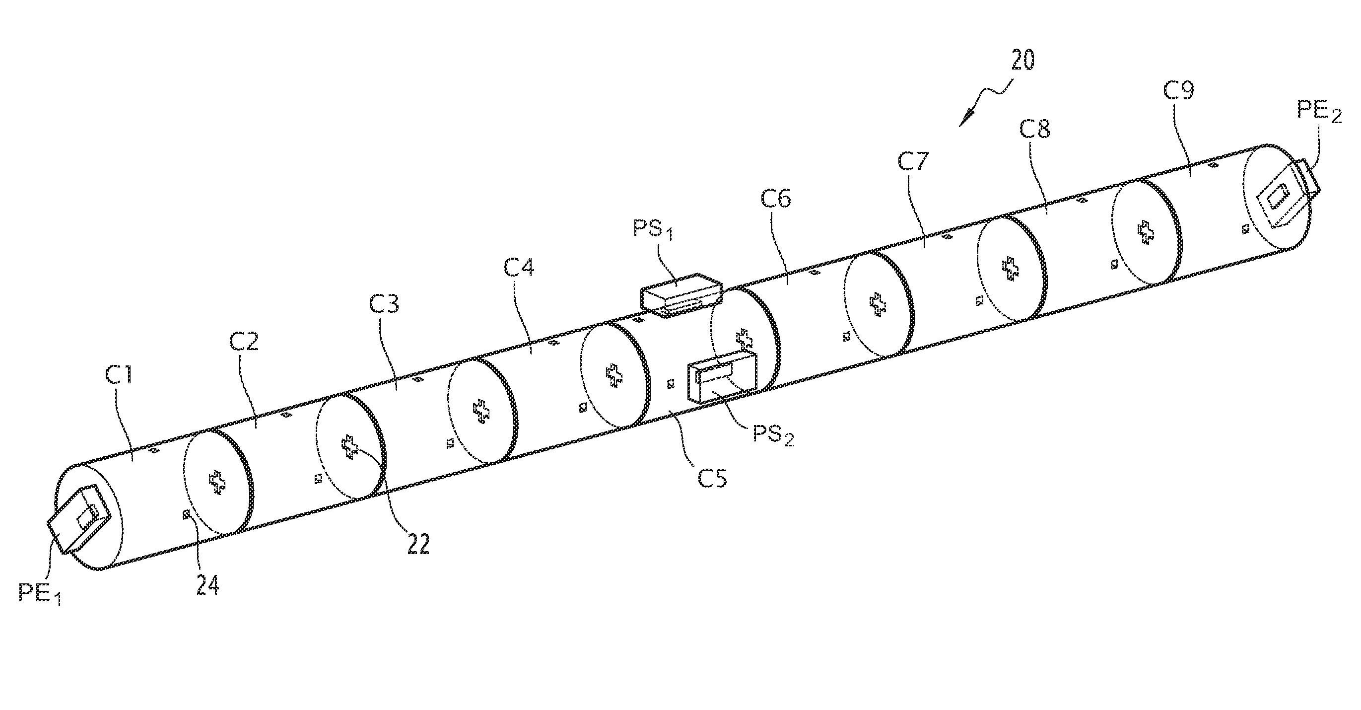 Compact multi-port router device