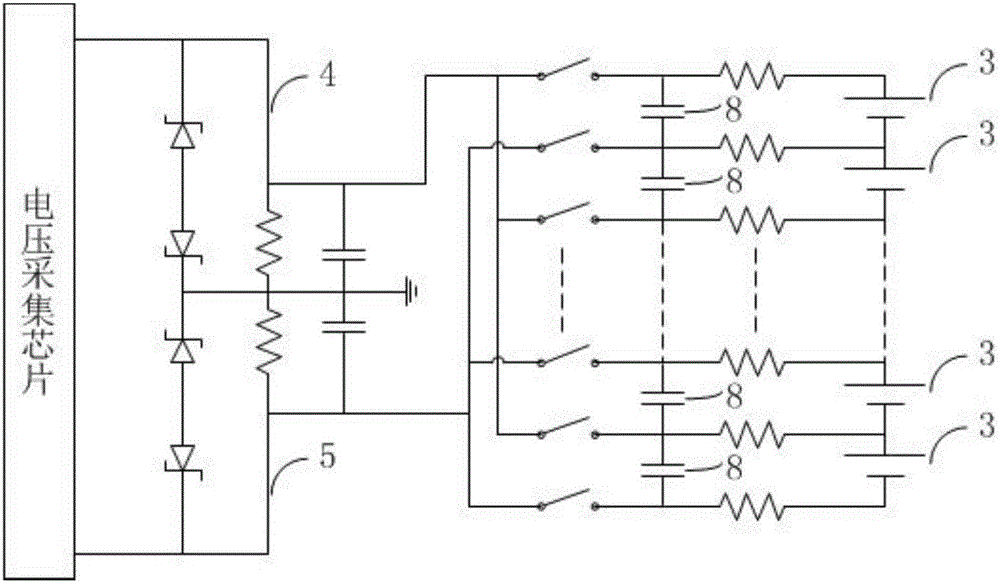 Disconnection detection circuit and disconnection detection method of battery management system