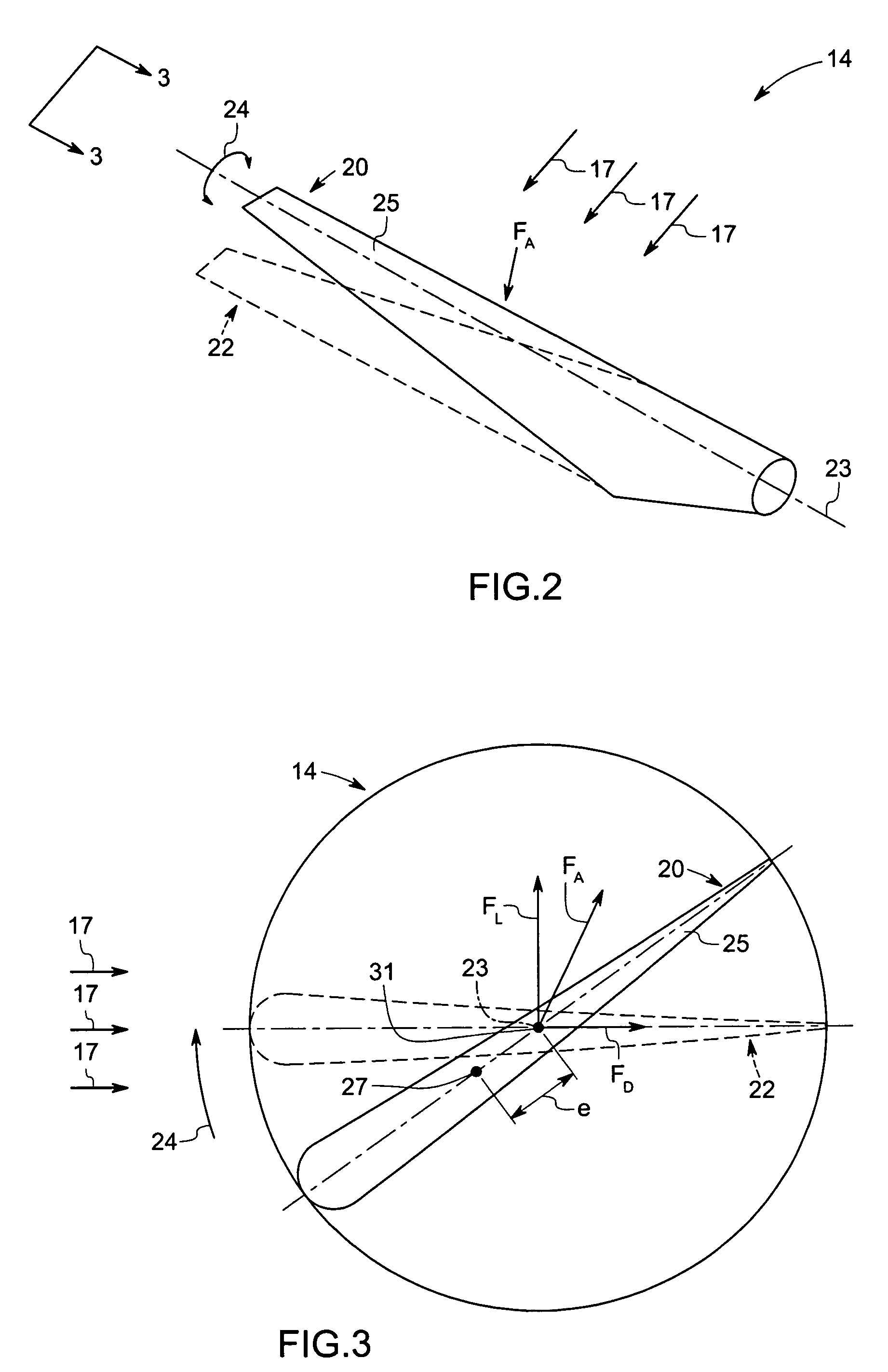 System and method for passive load attenuation in a wind turbine