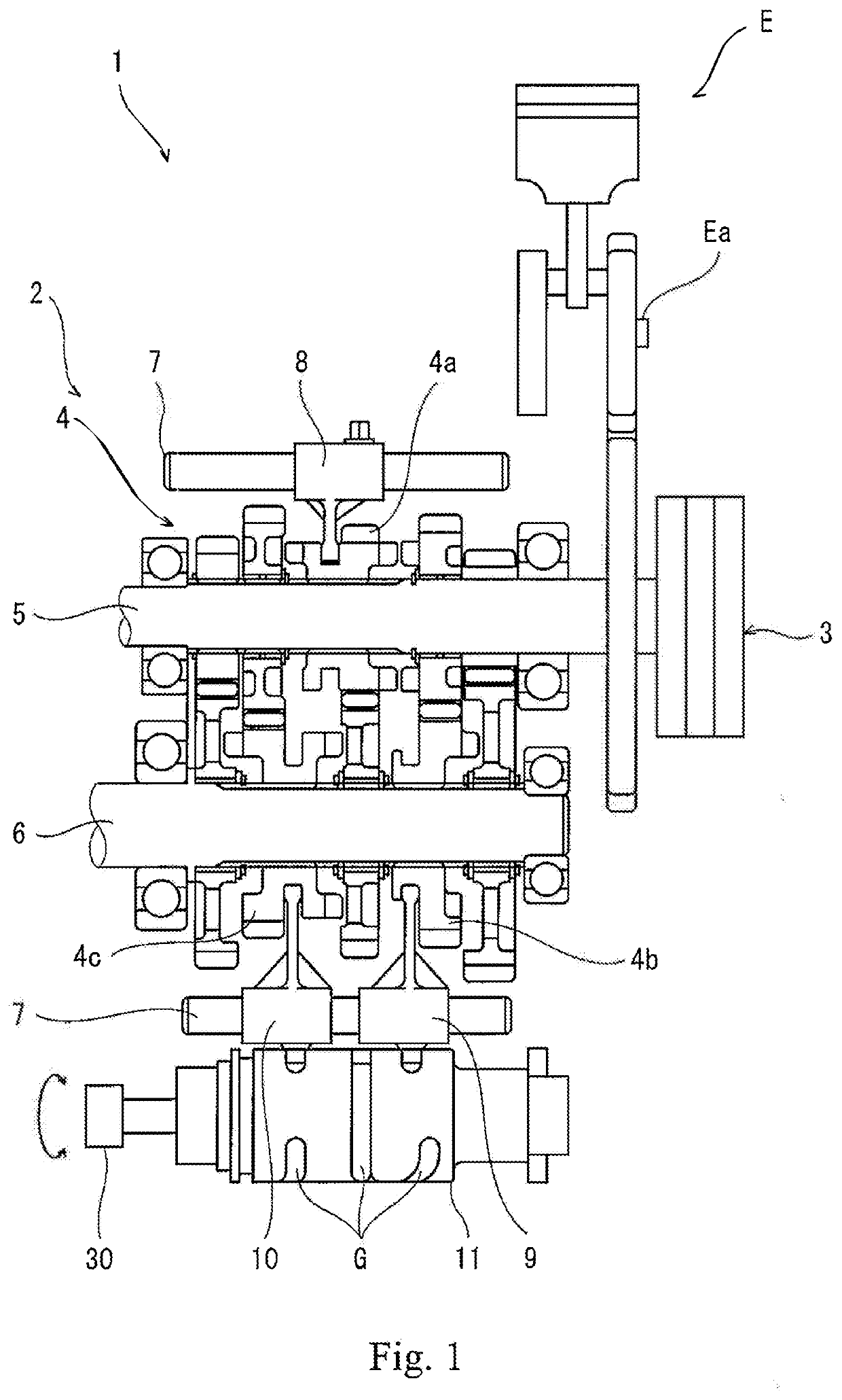 Transmission-equipped vehicle