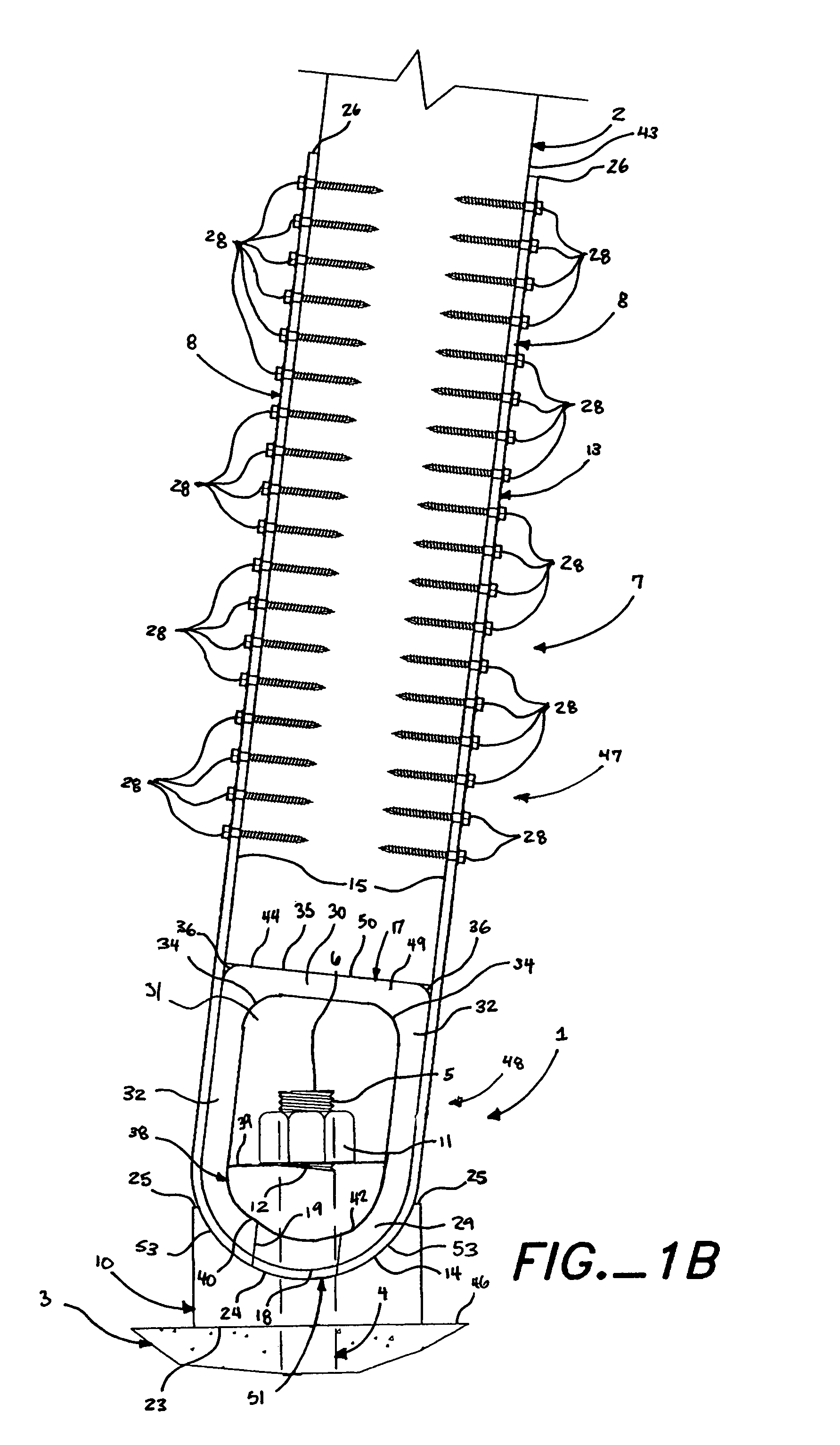 Rotating concentric holdown