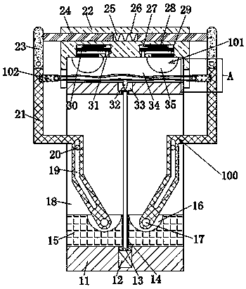 Crystal ornament display device