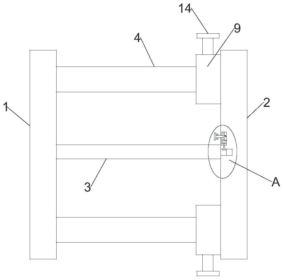 Building formwork convenient to disassemble and high in stability and manufacturing process thereof