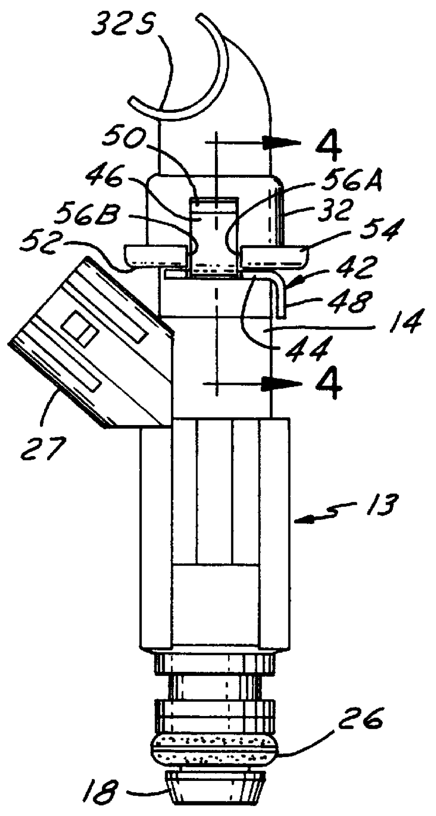 Arrangement for orienting a fuel injector to a fuel manifold cup