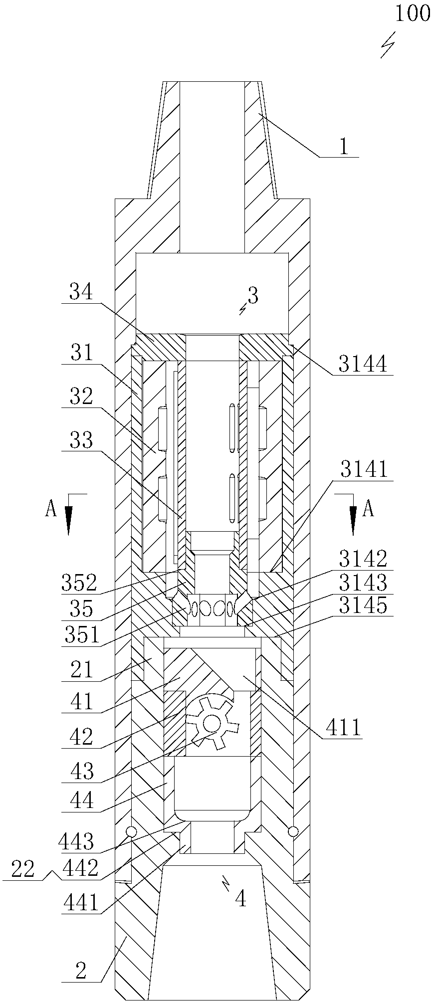 Pulsating impact drilling tool