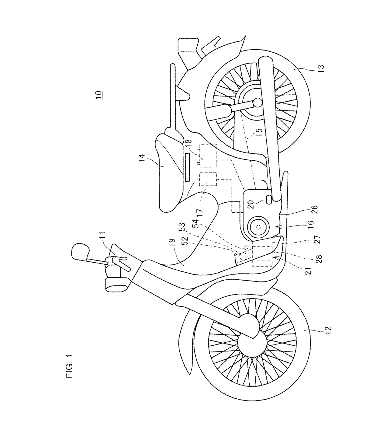 Speed change apparatus for vehicle