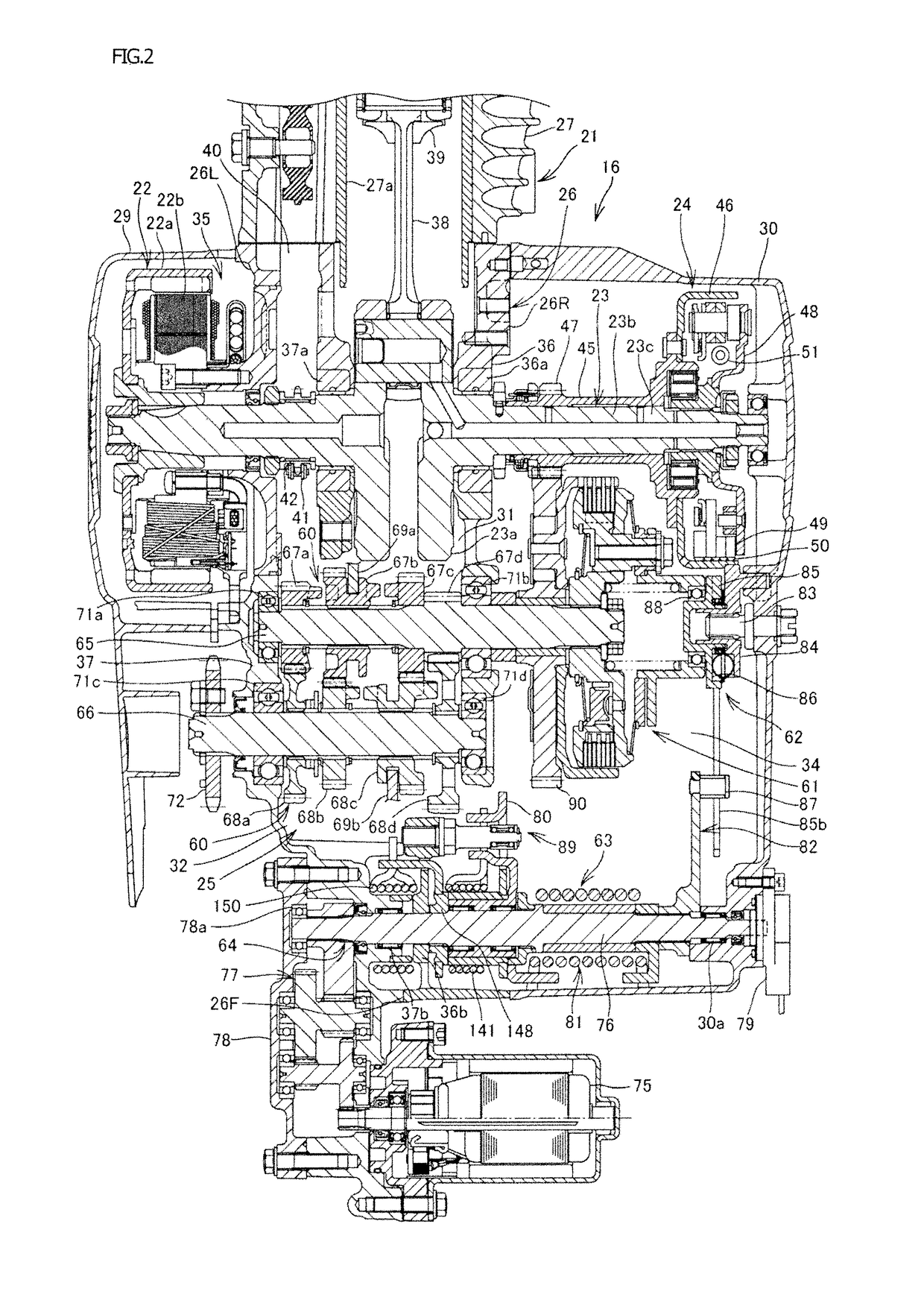 Speed change apparatus for vehicle