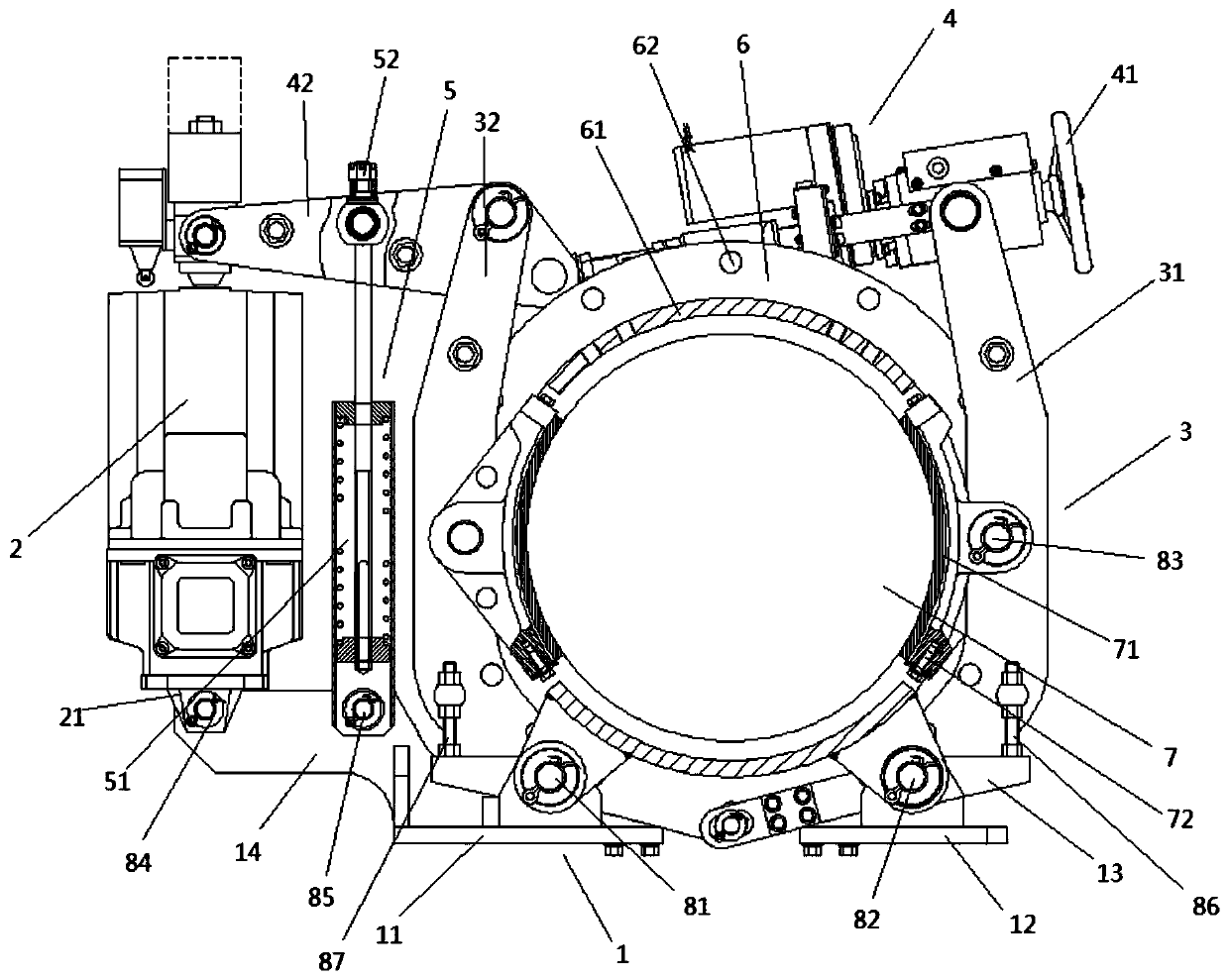 A hydraulic braking system for a rail vehicle