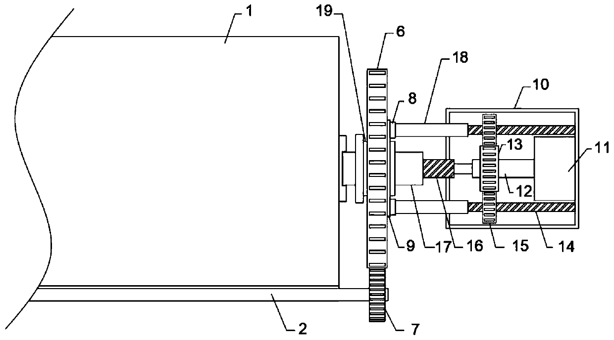 Automatic plate rolling device for corrugated carton printing machine