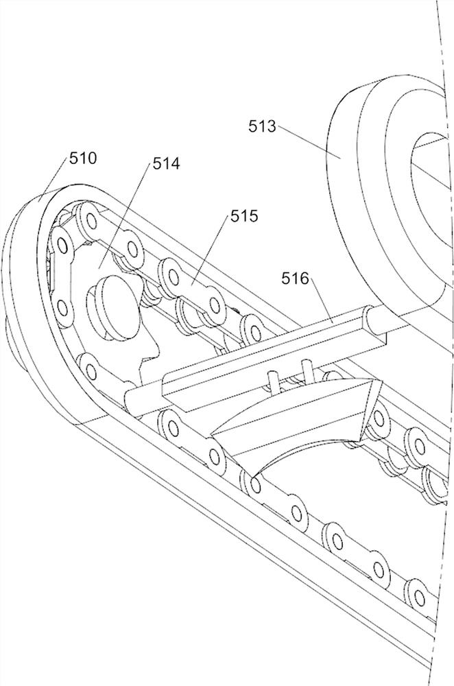 Automatic bamboo body peeling device