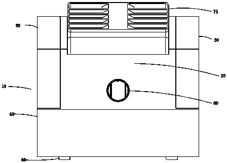 Air conditioner fan achieving air incoming from two side faces simultaneously