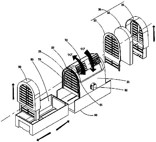 Air conditioner fan achieving air incoming from two side faces simultaneously