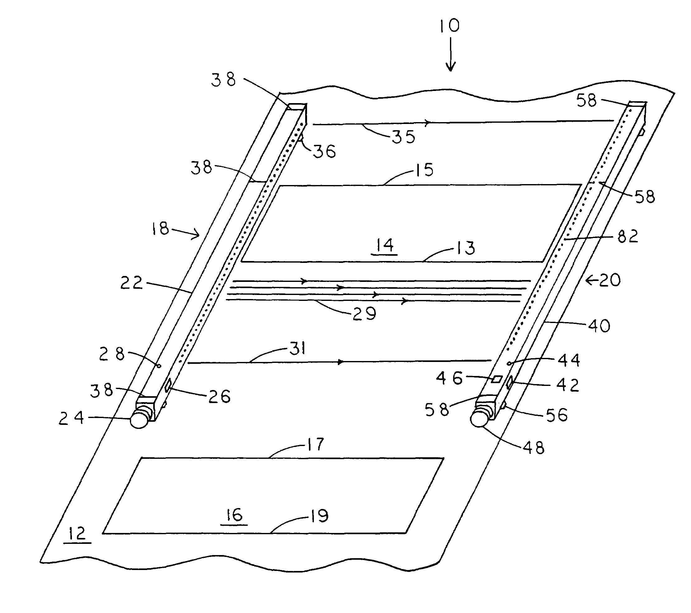 Jump takeoff position indicator system