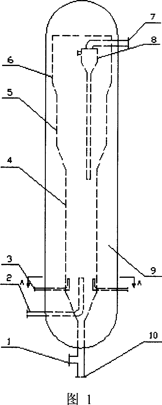 Multi-jet composite fluidized bed coal and biomass gasifier