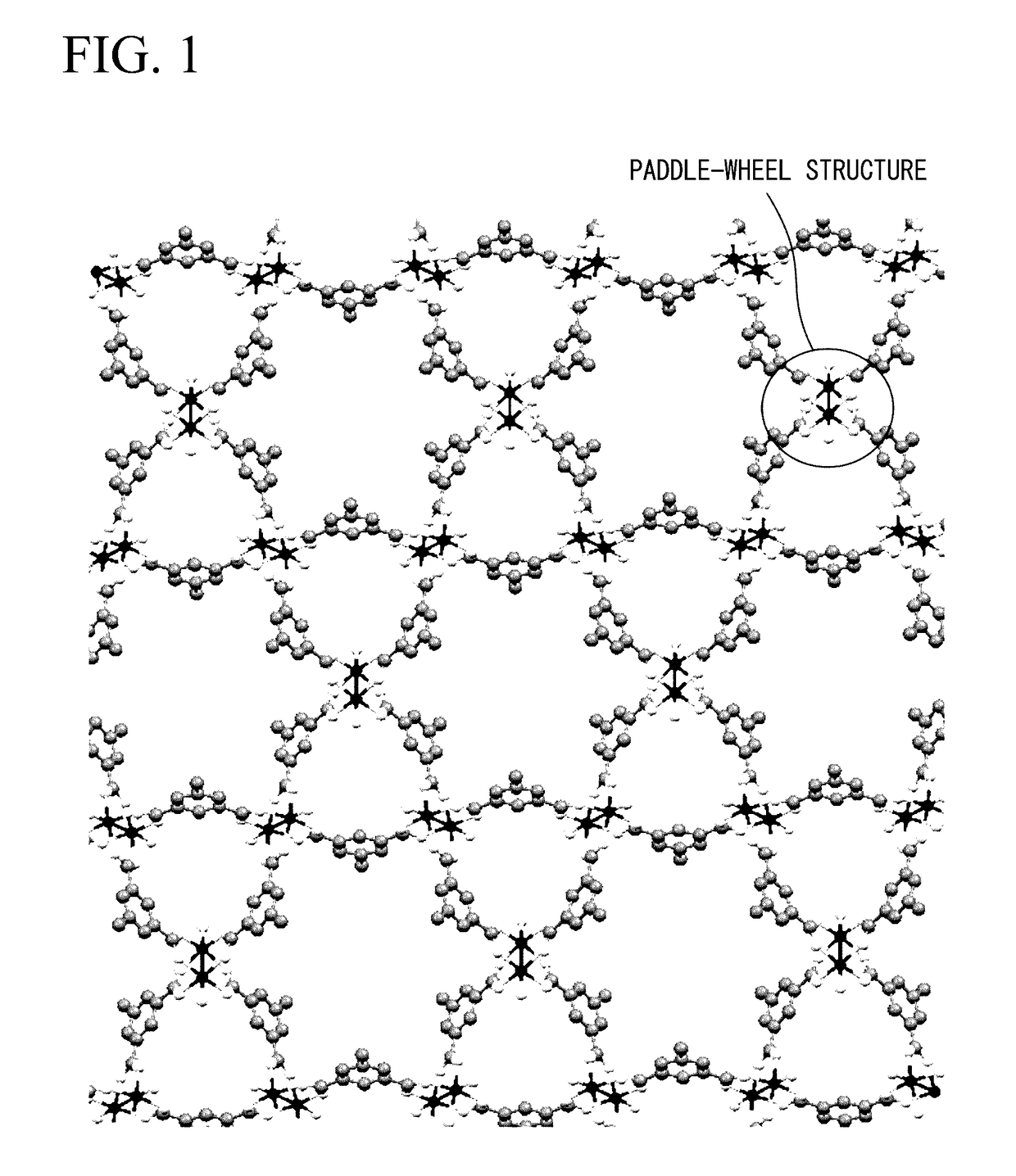 Porous polymer metal complex, gas adsorbent, and gas separation device and gas storage device using same