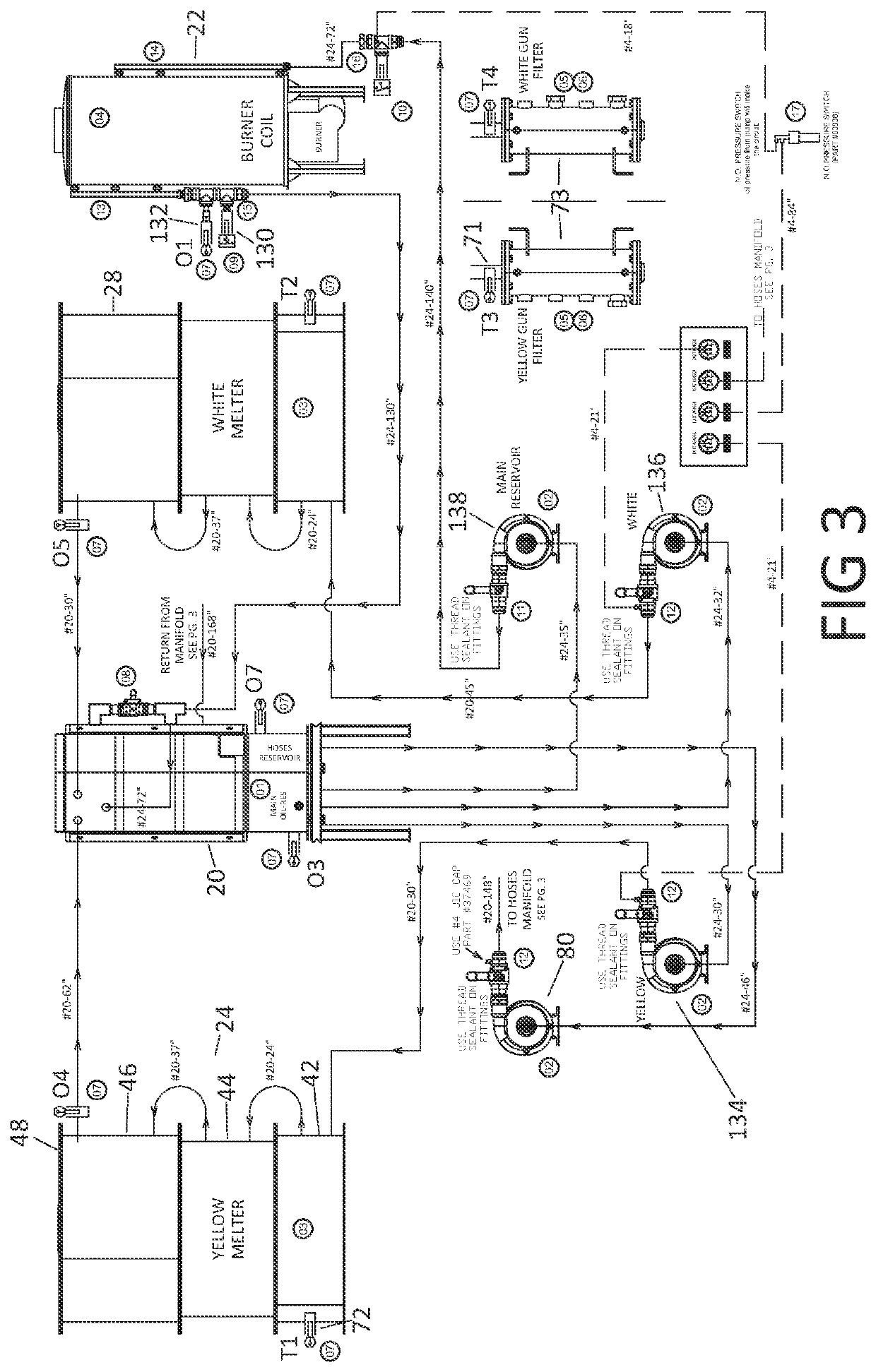 Thermoplastic extrusion markings