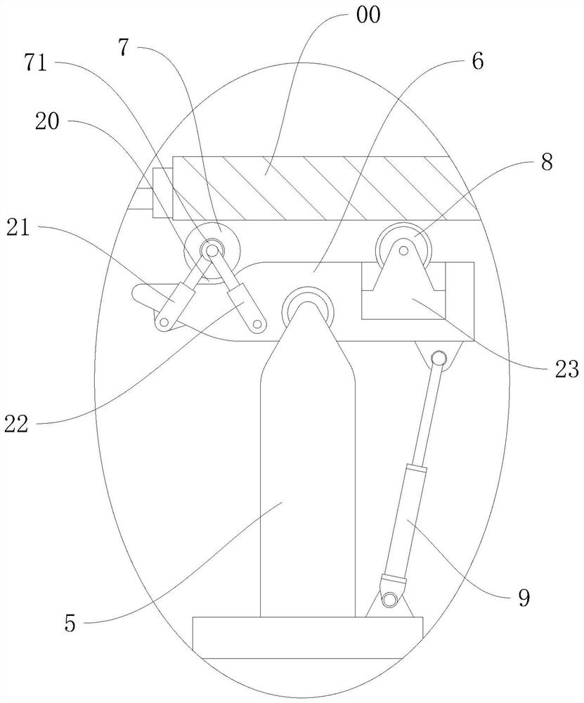 Aluminum rod piece forming machining device