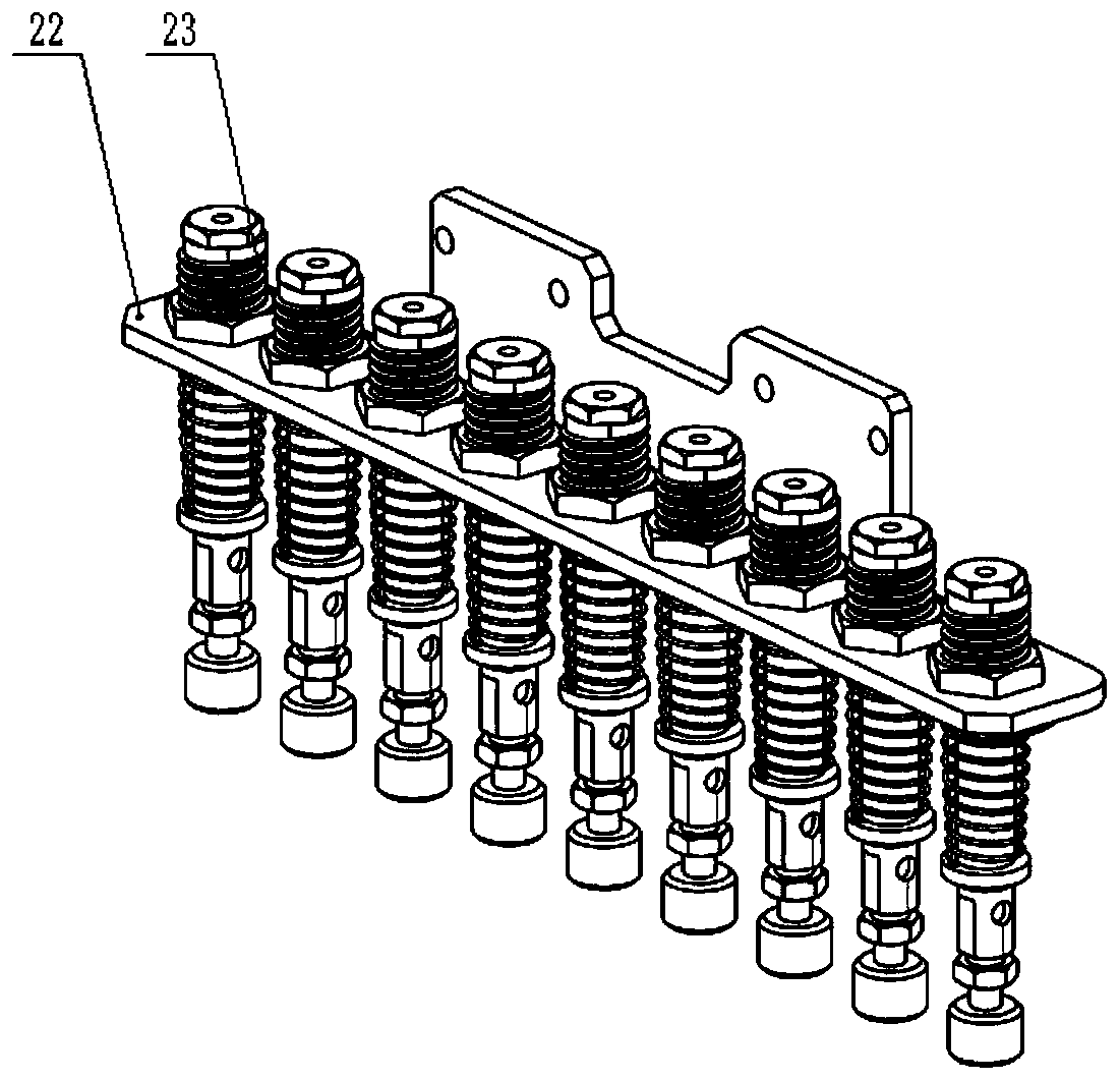 A glass substrate oca glue cleaning device