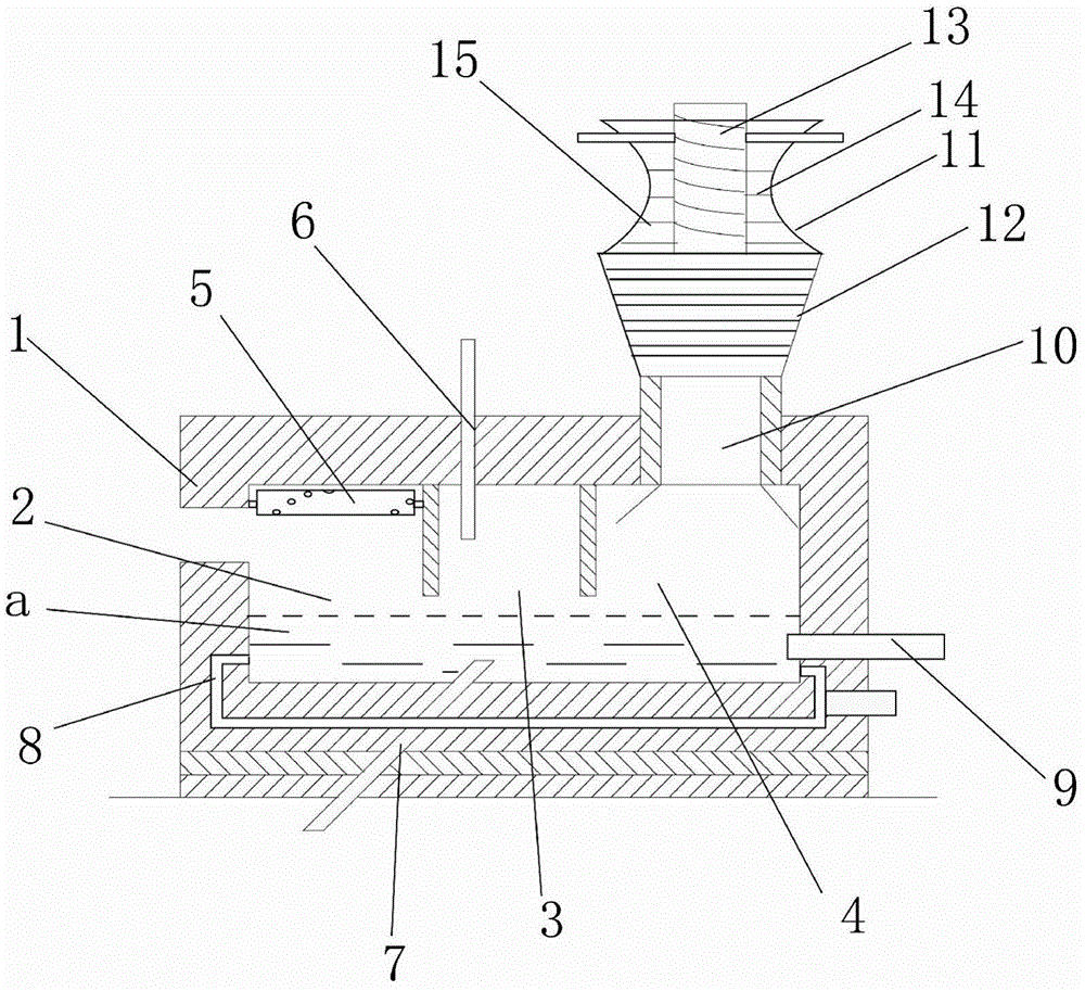 Device for preparing nanoscale antimony trioxide