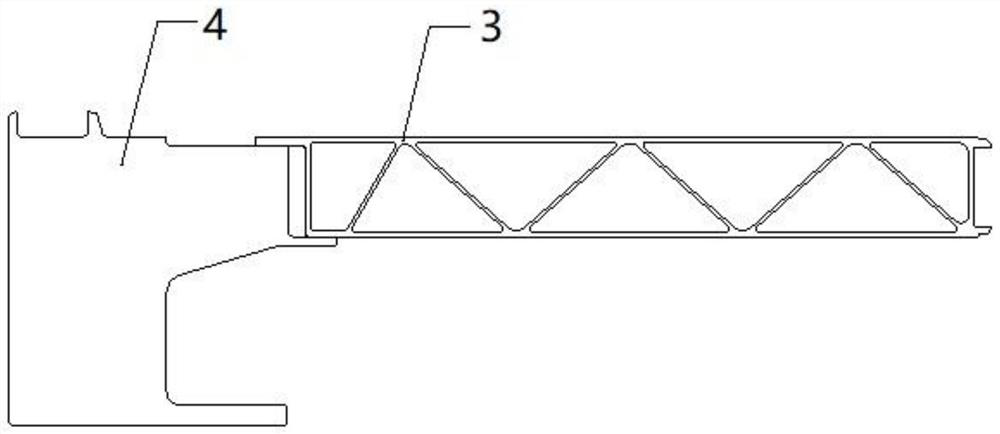 A rail vehicle chassis structure and rail vehicle