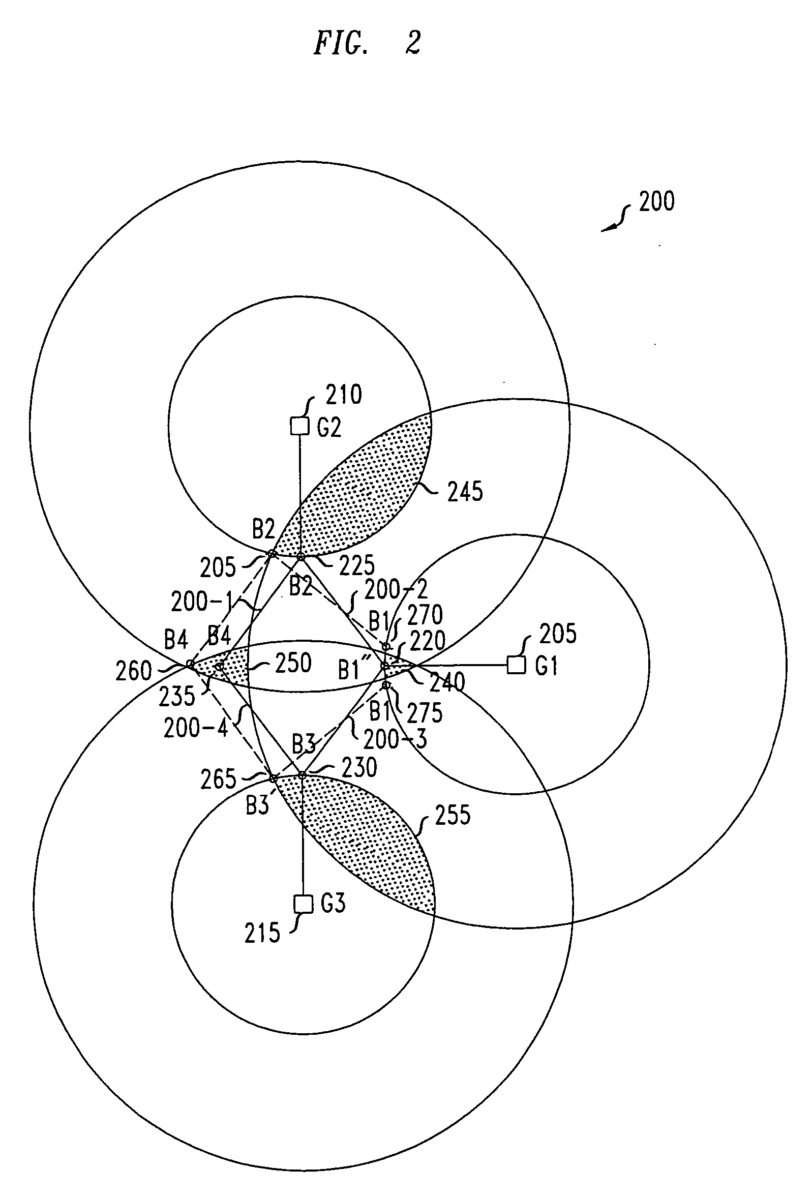 Method for location tracking using vicinities