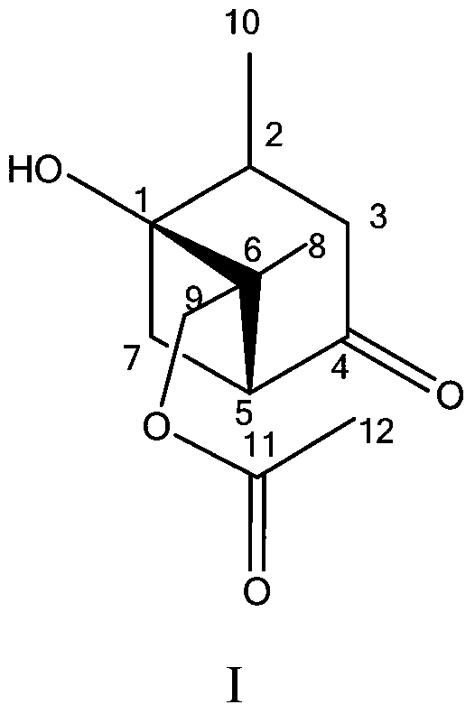 A kind of new monoterpene compound and its preparation method and application