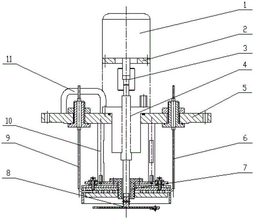 Magnetron sputtering coating workpiece table