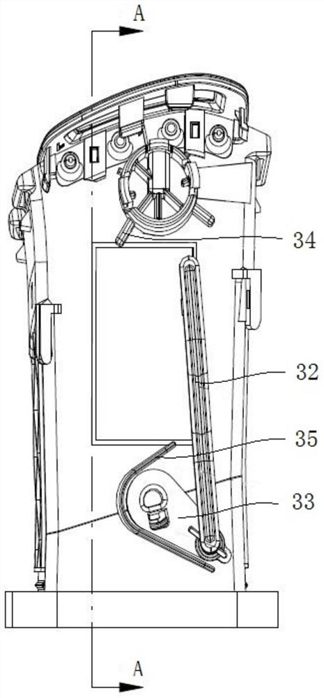 Air outlet device of automobile air conditioner