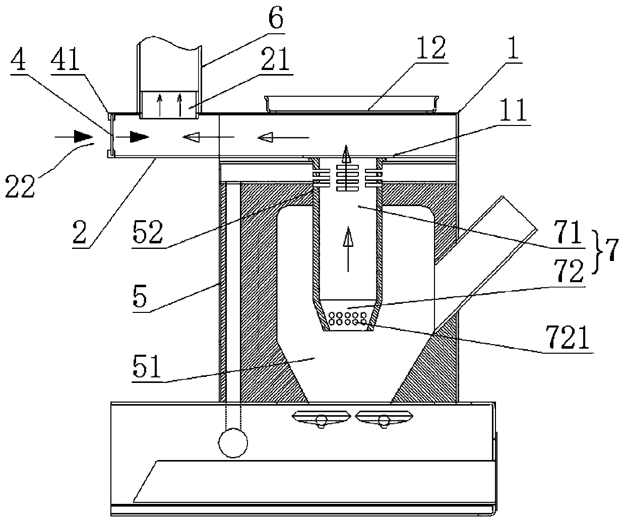 Biomass combustion furnace with controllable combustion intensity