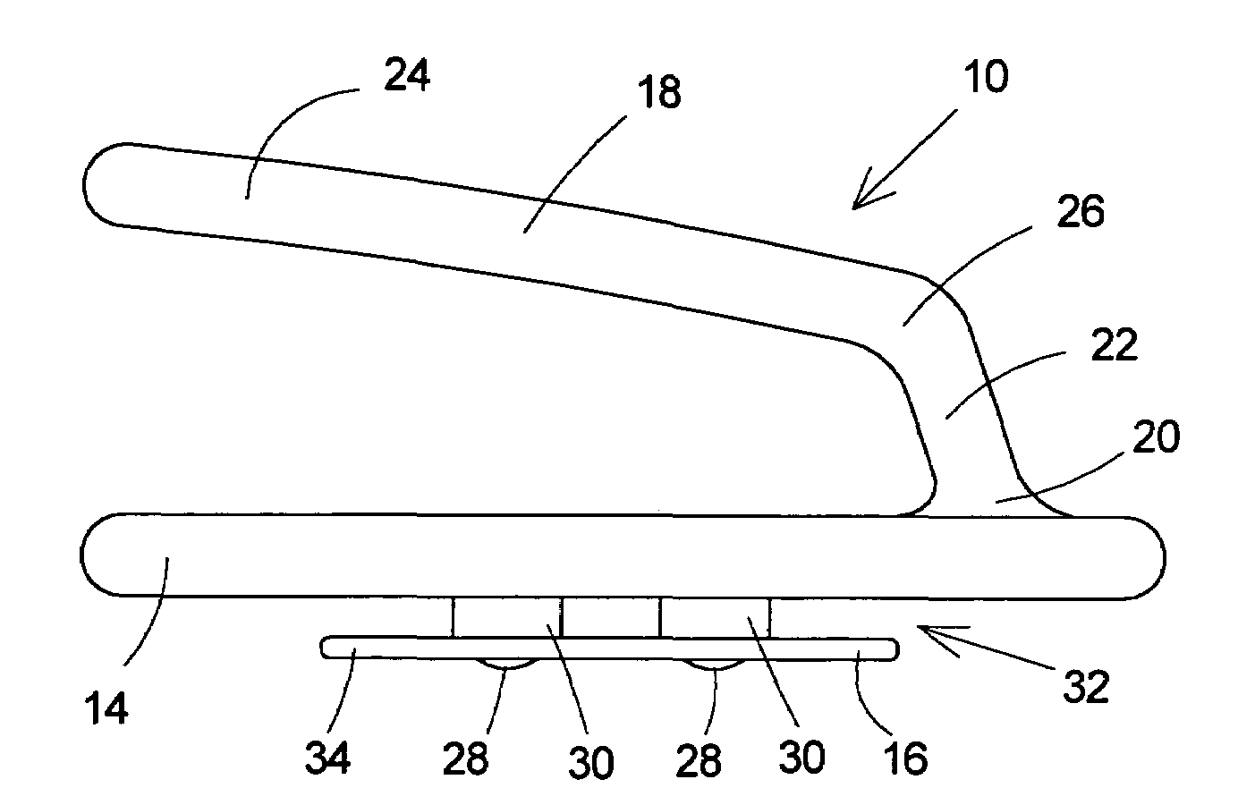 Massage tool for use in applying a cold treatment