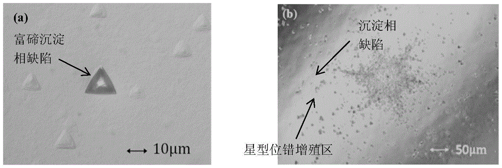 Two-step heat treatment method for eliminating defects in tellurium-rich precipitated phases in CdZnTe materials