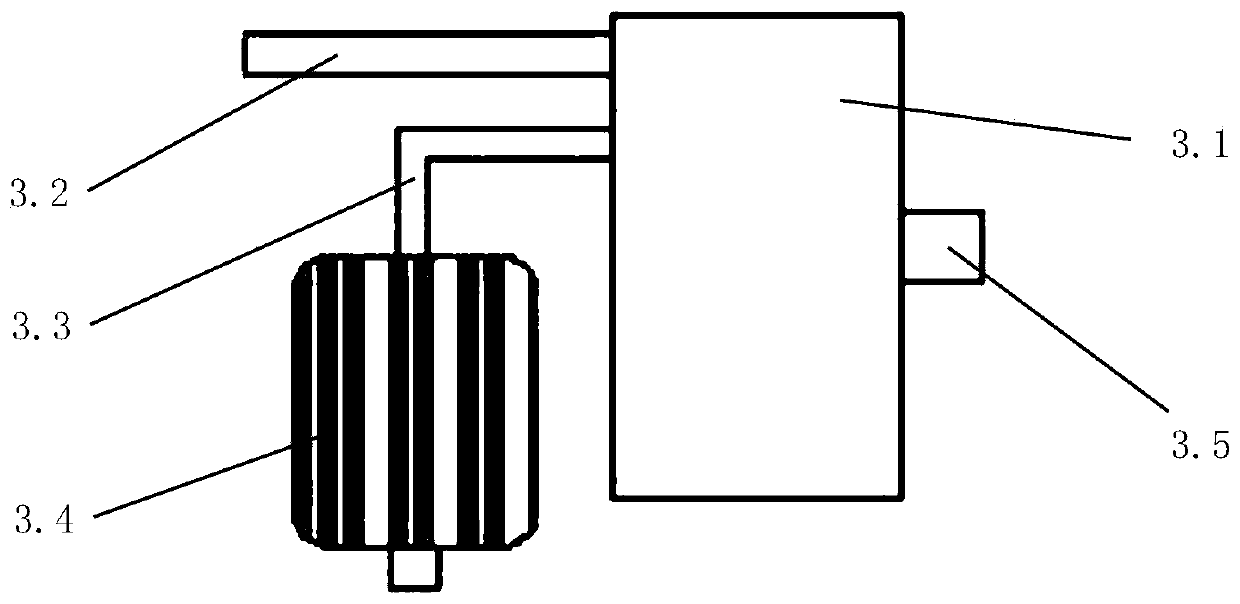 Dry fog dust suppression system of ship unloader