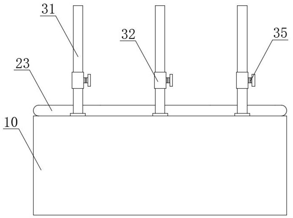 Eucommia ulmoides cultivation device suitable for arid region and using method thereof