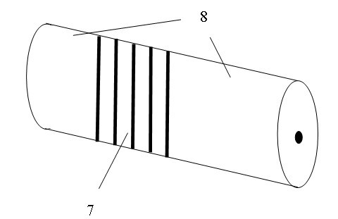 Optical fiber Bragg grating refractive index sensor