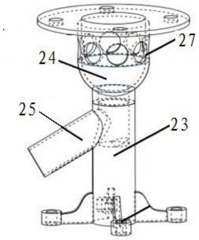 Magnetic robot driving device