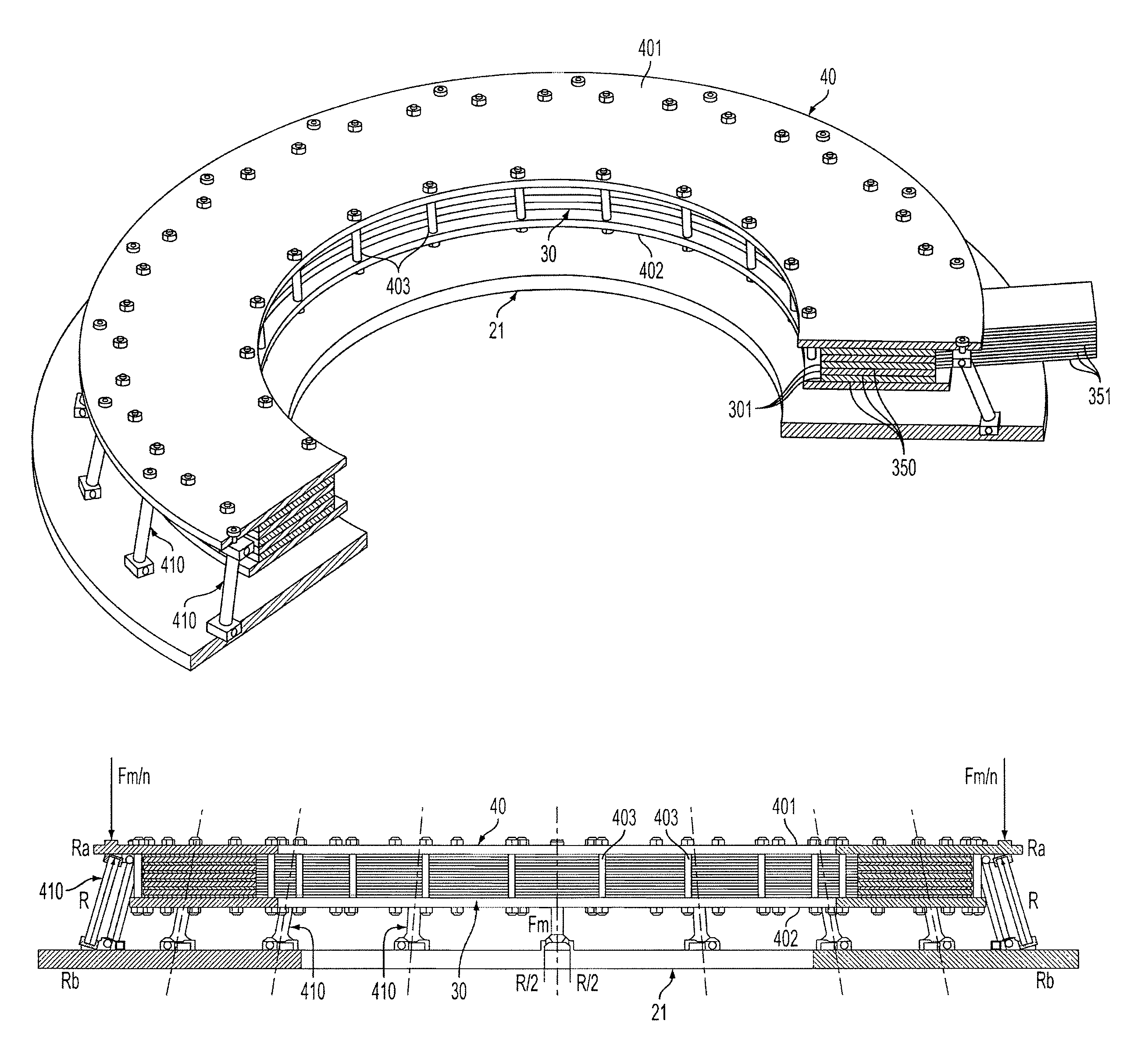 Coil with superconductive windings cooled without cryogenic fluids