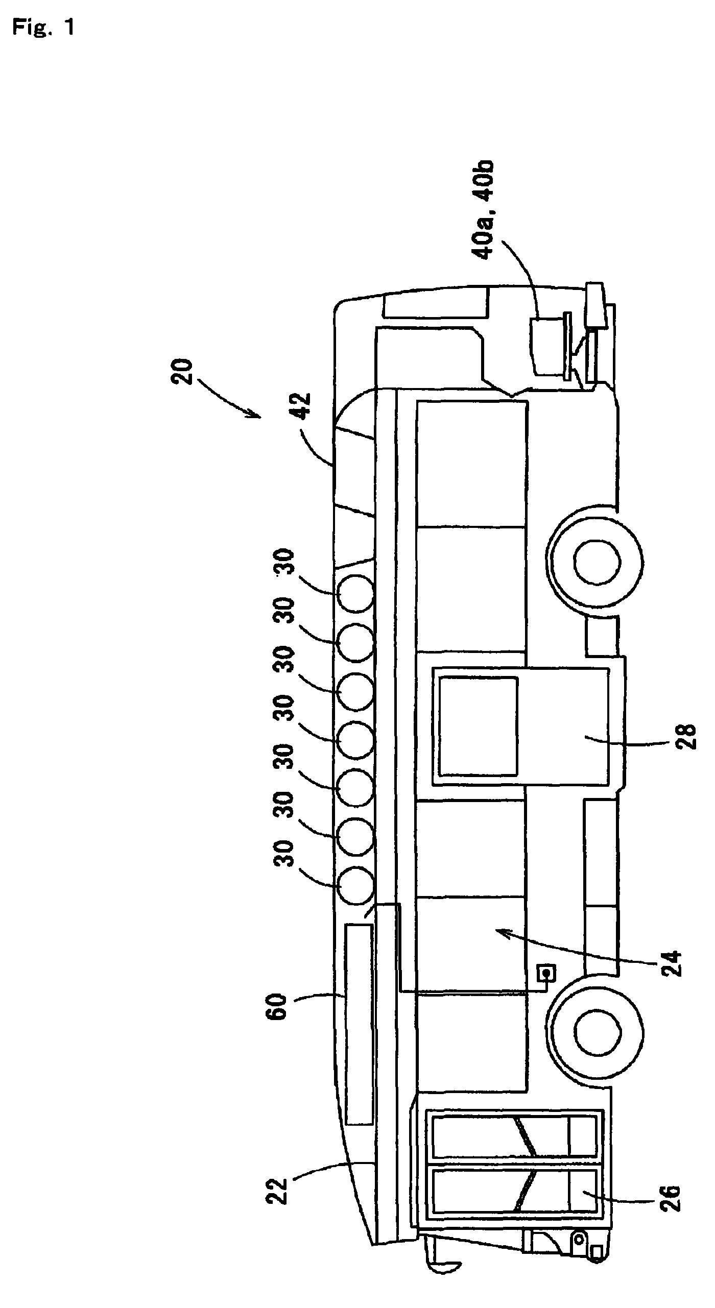 Vehicle and method of mounting gas fuel tank