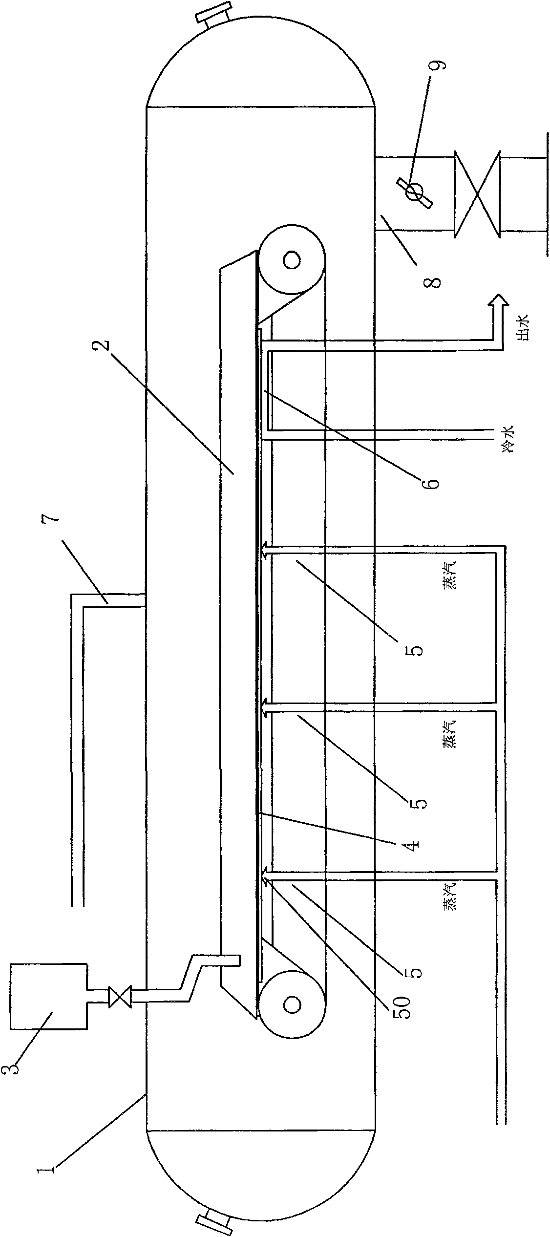 Method for preparing powdery low fructosan