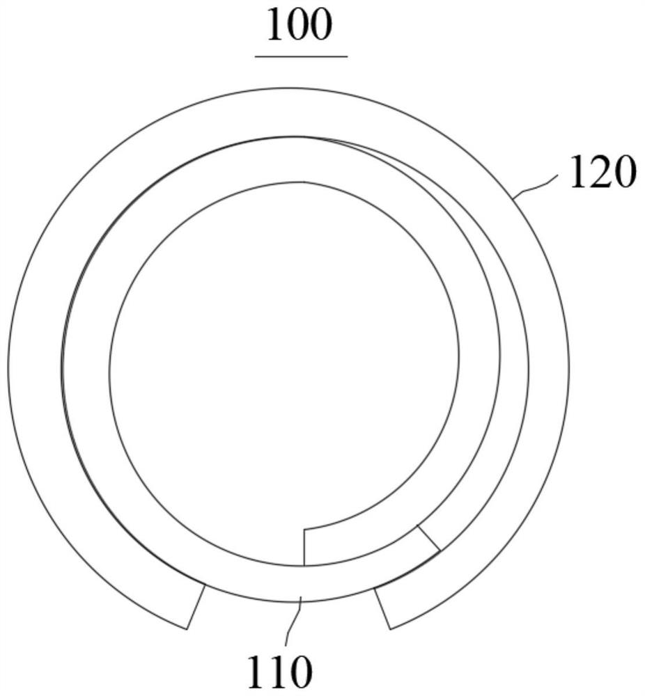 Overhead wire insulation sheath and insulating sheath coating device