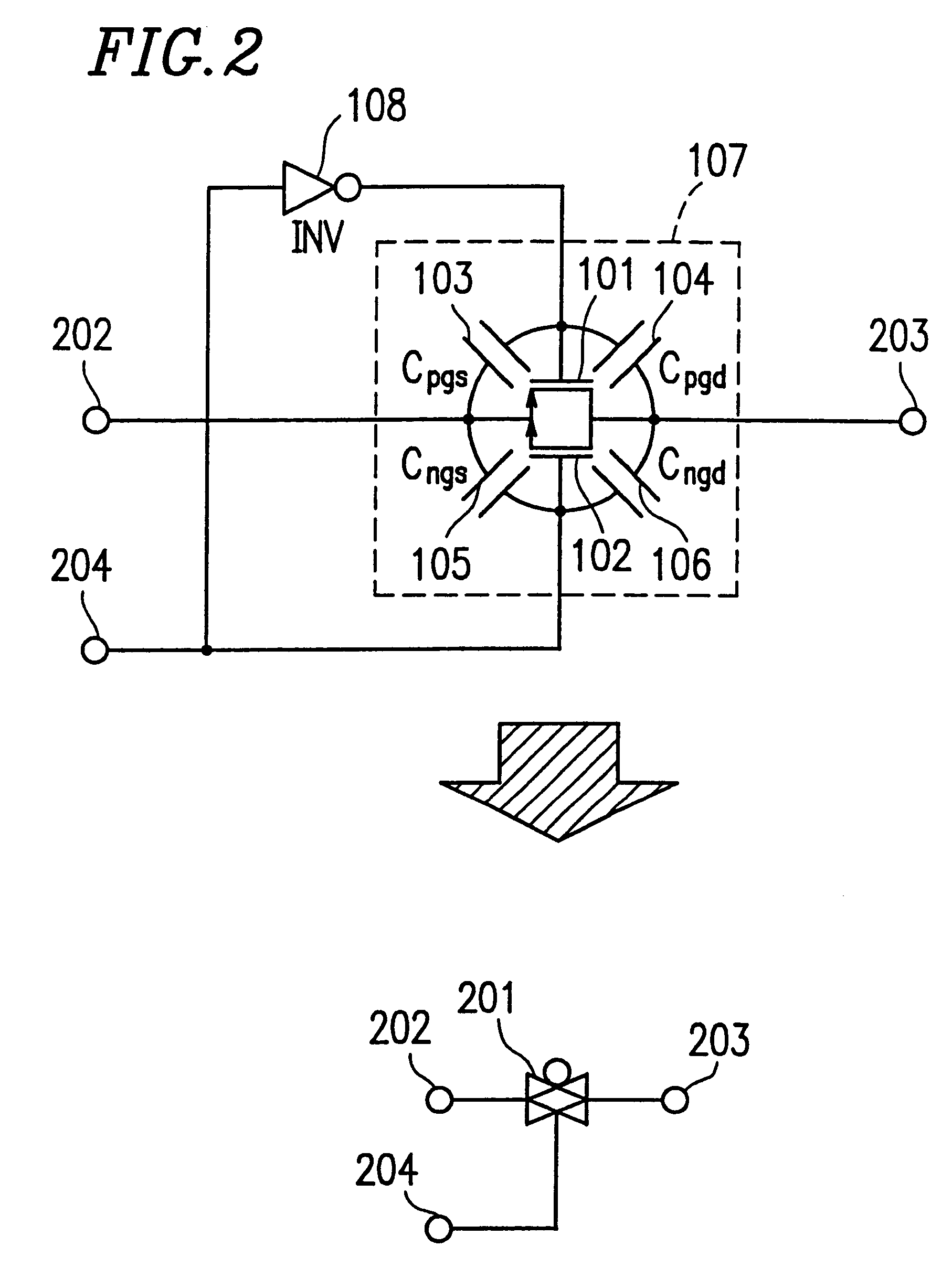 Signal processing circuit for charge generation type detection device