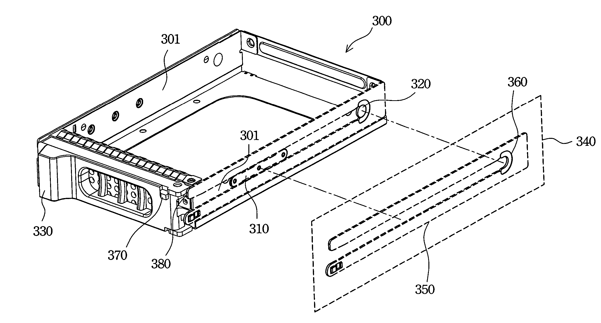 Removable hard disk module