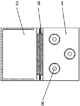 Storage rack for hair dryer